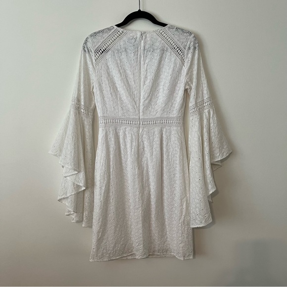 CeCe White Eyelet Cotton Dress - Picture 4 of 8